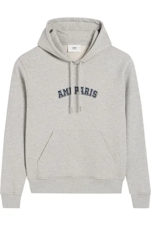 Ami Logo-print cotton hoodie