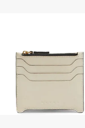 Marni Small zipped leather card case