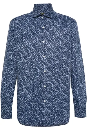 BARBA Floral-print shirt