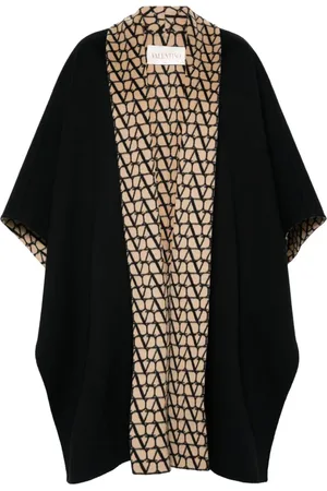 VALENTINO GARAVANI Toile Iconographe reversible coat