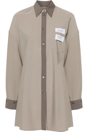 Rokh Logo-patch detachable-panels shirt