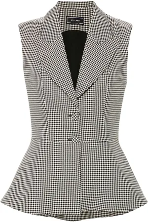 Styland Houndstooth waistcoat