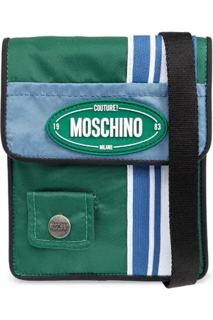 Moschino Logo-patch shoulder bag