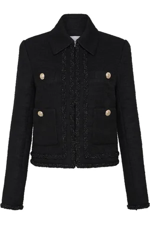 Rebecca Vallance Cropped tweed jacket