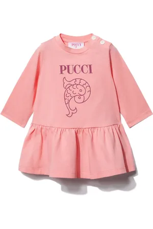 PUCCI Junior Logo-print cotton dress
