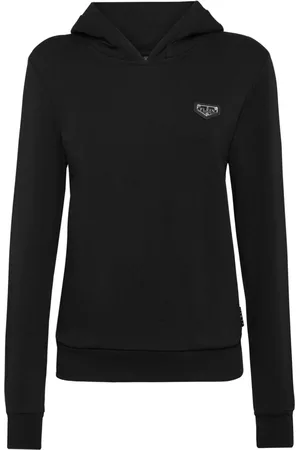 Philipp Plein Logo plaque hoodie