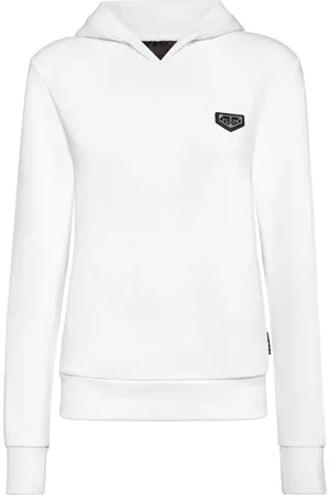 Philipp Plein Logo plaque hoodie