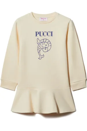 PUCCI Junior Logo-print cotton dress