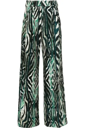 Roberto Cavalli Abstract-print trousers