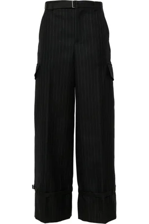SACAI Pinstriped trousers