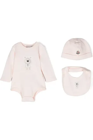 Moncler Logo-print babygrow (set of three)