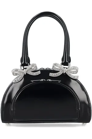 Self-Portrait Mini curved tote bag