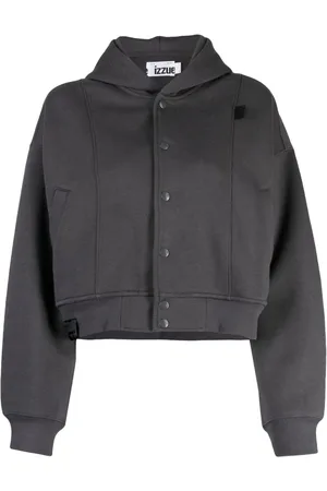 Izzue Drop-shoulder cropped jacket