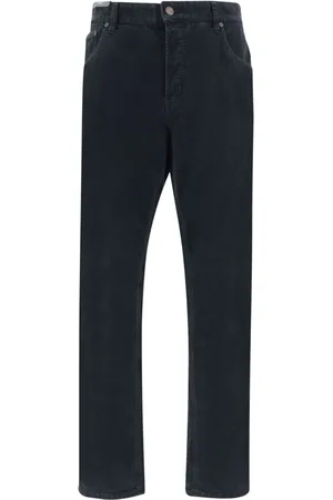 PT Torino Logo-patch corduroy trousers