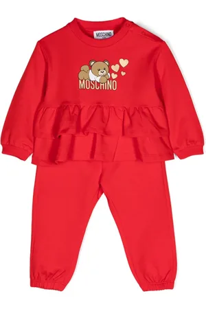 Moschino Logo-print trousers set