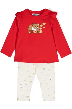 Moschino Logo-print trousers set