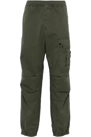 Stone Island Mid-rise cargo trousers