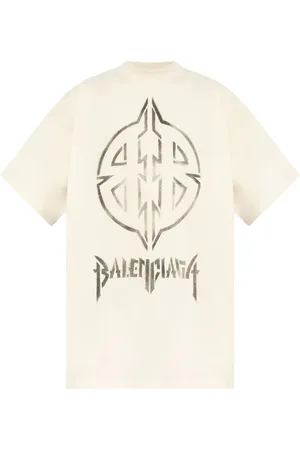 Balenciaga Metal BB Stencil cotton T-shirt