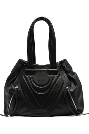 vic matiè Embossed-logo shoulder bag