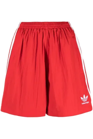Balenciaga X Adidas logo-print track shorts