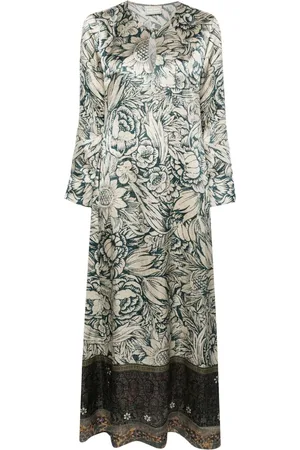 PIERRE-LOUIS MASCIA Floral-print maxi dress