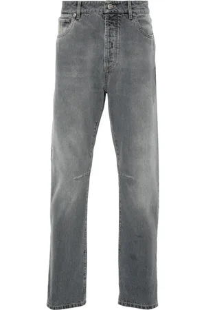 Brunello Cucinelli Logo-embroidered jeans