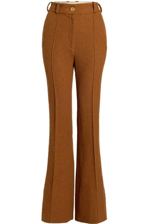 Patou Tweed flared trousers