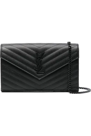 Saint Laurent Classic Cassandre chain wallet