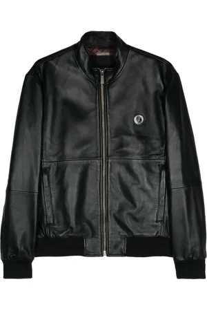 Roberto Cavalli Logo-patch jacket