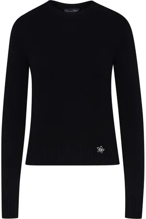 Oscar de la Renta O Flower cashmere jumper