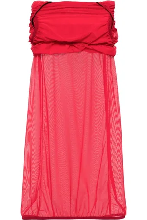 JOHANNA PARV Mesh midi skirt