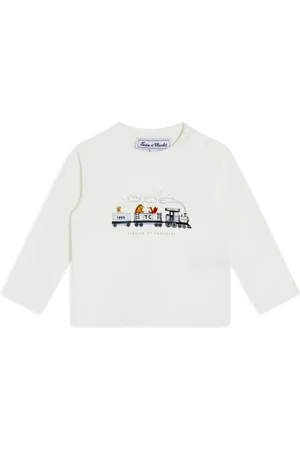 Tartine Et Chocolat Illustration-print long-sleeve T-shirt