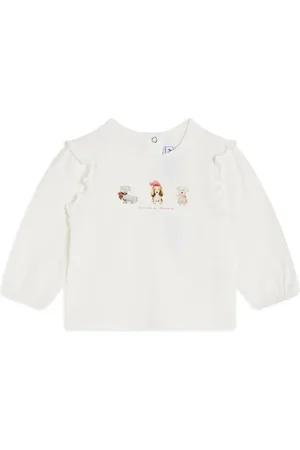 Tartine Et Chocolat Illustration-print long-sleeve T-shirt