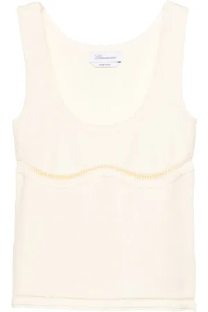 BLUMARINE Cut-out detailed tank top