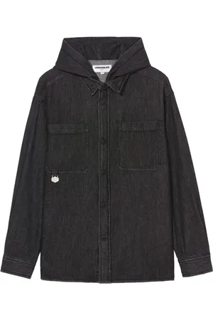 Chocoolate Hooded denim jacket
