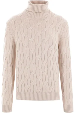 ZANONE Roll-neck cable-knit jumper