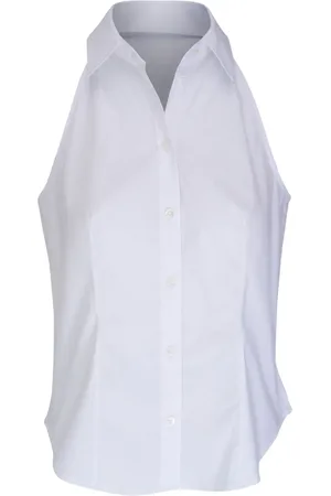 VERONICA BEARD Sleeveless poplin top