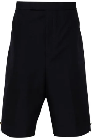 Thom Browne High-rise backstrap shorts