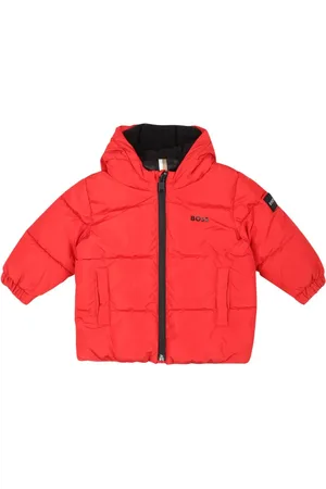 HUGO BOSS Logo-print padded jacket
