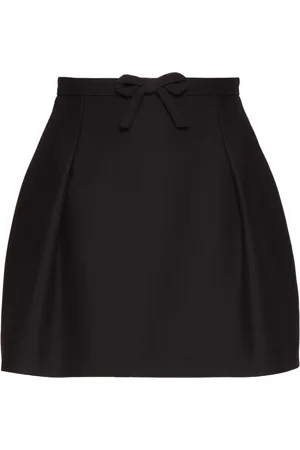 VALENTINO GARAVANI Bow-detail high-waisted skirt