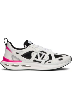 VALENTINO GARAVANI VLogo panelled lace-up sneakers