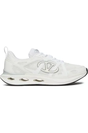 VALENTINO GARAVANI VLogo panelled lace-up sneakers