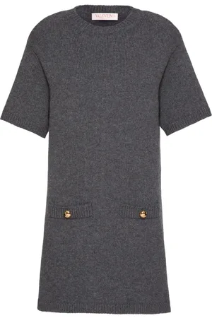 VALENTINO GARAVANI Short-sleeve knitted dress