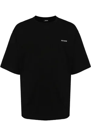 We11 Done Princess print damaged t-shirt
