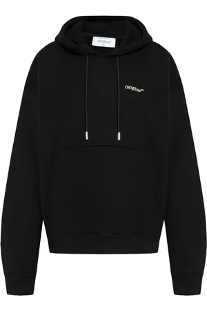 OFF-WHITE Logo-print cotton hoodie