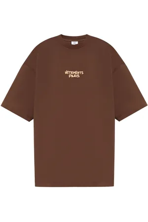 Vetements Logo-print cotton T-shirt