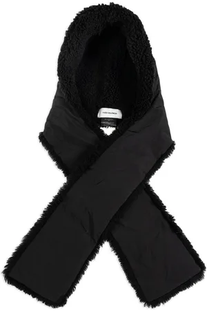 YVES SALOMON Lambskin scarf hood