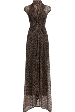 Missoni Lamé lace maxi dress