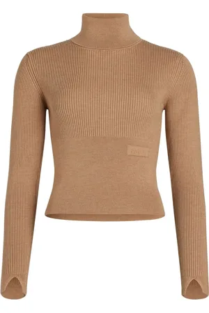 Patou Ribbed roll-neck sweater