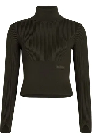 Patou Ribbed roll-neck sweater